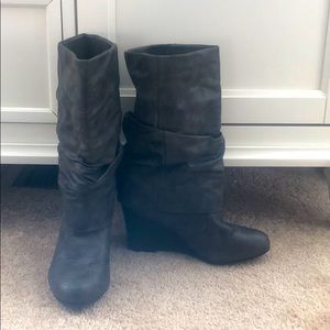 Calf high Boots - Grey